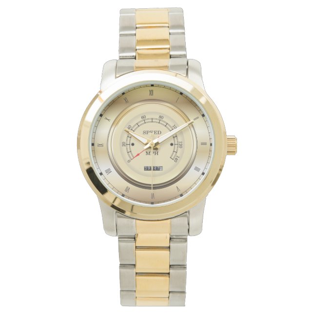 Reloj De Pulsera Tema único del velocímetro de automóvil (MPH) (Anverso)