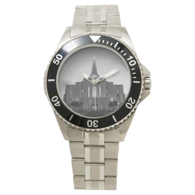 Reloj De Pulsera Templo Gilbert LDS (Anverso)