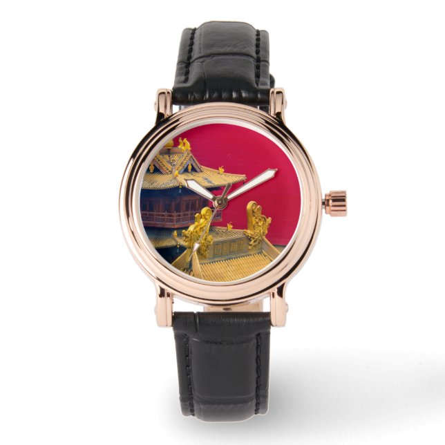 Reloj De Pulsera Templo Jing'an, Shanghai, China (Anverso)