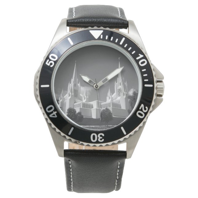 Reloj De Pulsera Templo LDS de San Diego (Anverso)