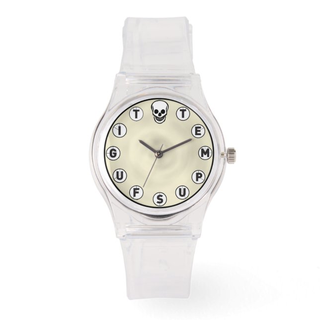 Reloj De Pulsera Tempus Fugit 2 (Anverso)