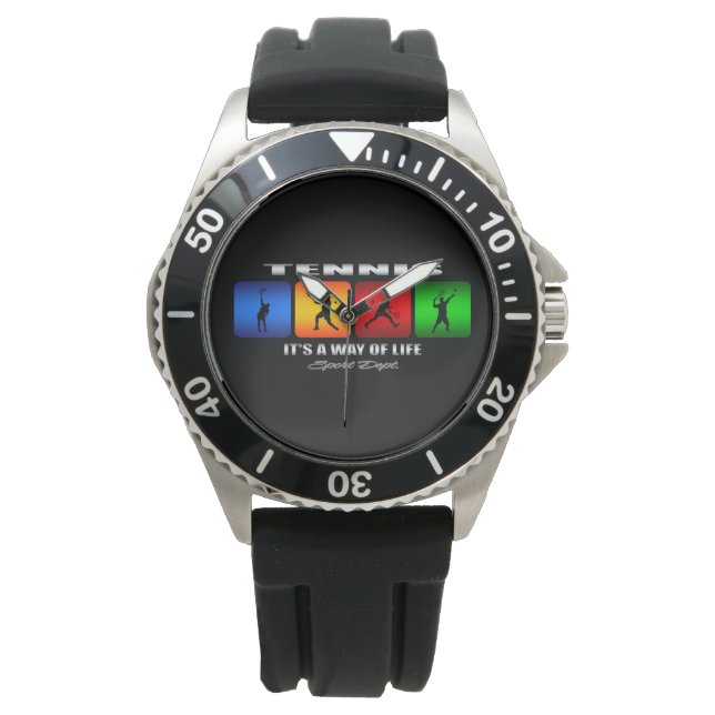 Reloj De Pulsera Tenis Guay Es Una Forma De Vida (Hombre) (Anverso)