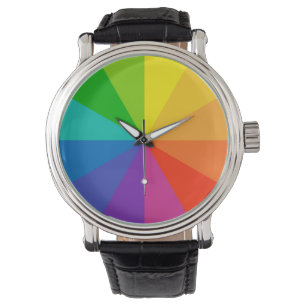 Reloj De Pulsera teoría de la rueda de color ciencia de la escuela 