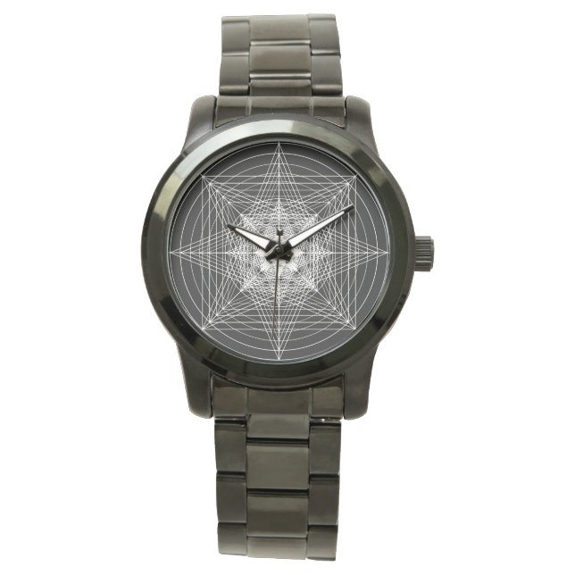 Reloj De Pulsera Tercera Geometría Sagrada Dimensional (Anverso)