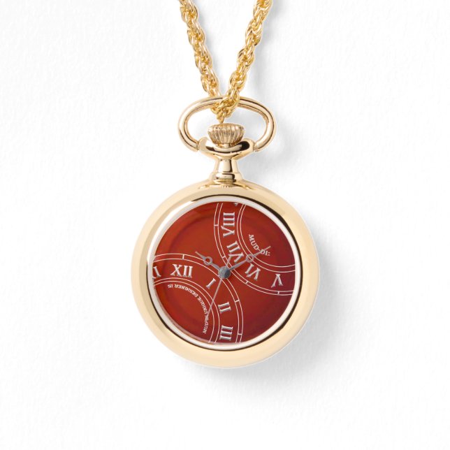 Reloj De Pulsera Terracotta RN Necklace Watch (Anverso)