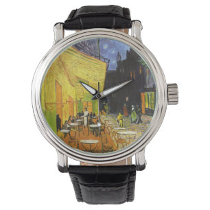 Reloj De Pulsera Terraza de la cafetería Van Gogh