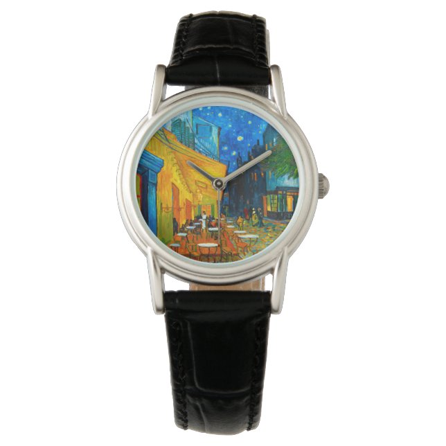 Reloj De Pulsera Terraza Van Gogh Café de noche (Anverso)