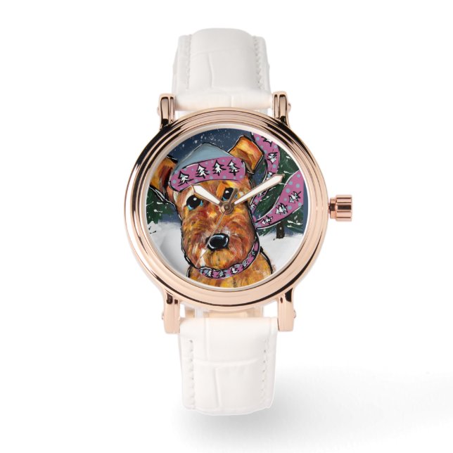 Reloj De Pulsera Terrier de Airedale (Anverso)