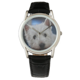 Reloj De Pulsera Terrier Occidental de Plaga Ultra Cuta