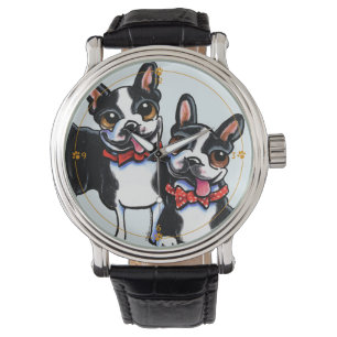 Reloj De Pulsera Terrieres de Bowtie Boston de encargo