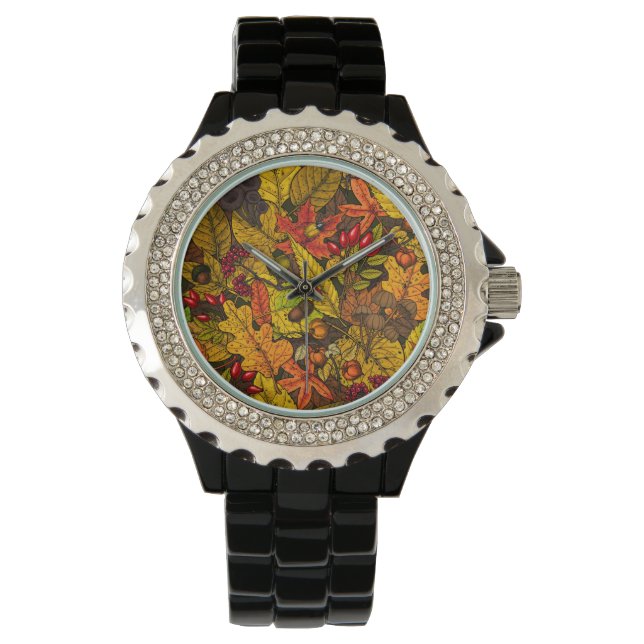 Reloj De Pulsera Tesoros de otoño (Anverso)