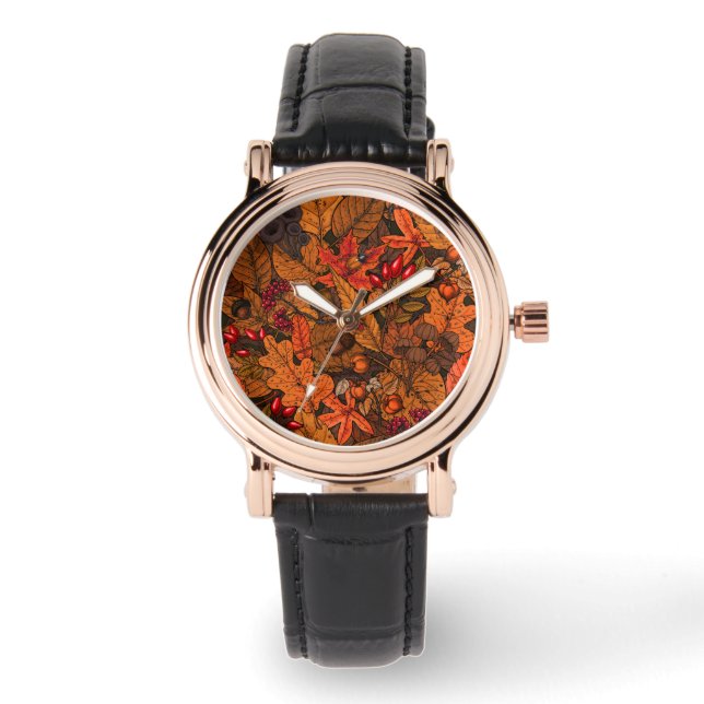 Reloj De Pulsera Tesoros de otoño (Anverso)