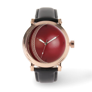 Reloj De Pulsera Test Match Red Cricket Ball Watch