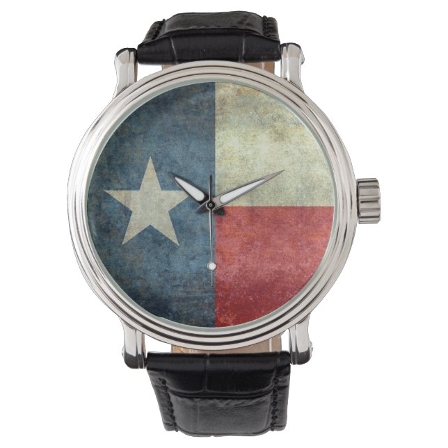 Reloj De Pulsera Texas - El solitario Estado Estrella (Anverso)