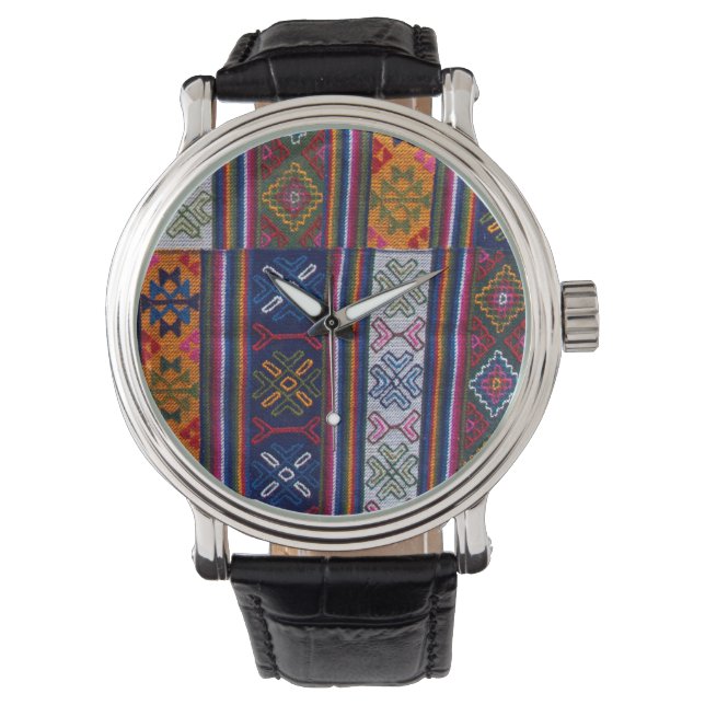 Reloj De Pulsera Textil butanés (Anverso)