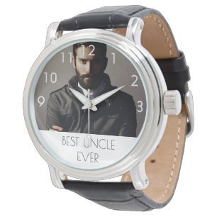 Reloj De Pulsera Texto de la foto del tío