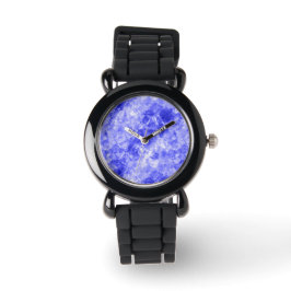 Reloj De Pulsera Textura cruzada azul