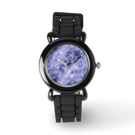Reloj De Pulsera Textura cruzada azul oscuro