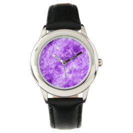 Reloj De Pulsera Textura cruzada púrpura