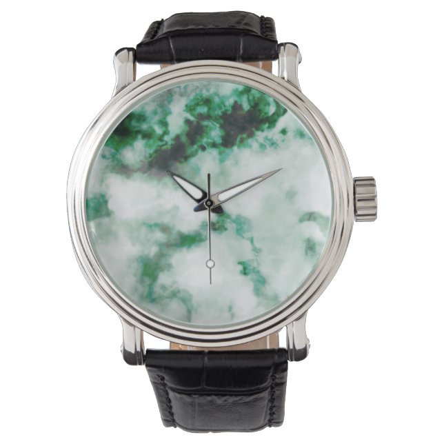 Reloj De Pulsera Textura de cuarzo desangrada (Anverso)