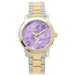Reloj De Pulsera Textura morada oscura en ruinas