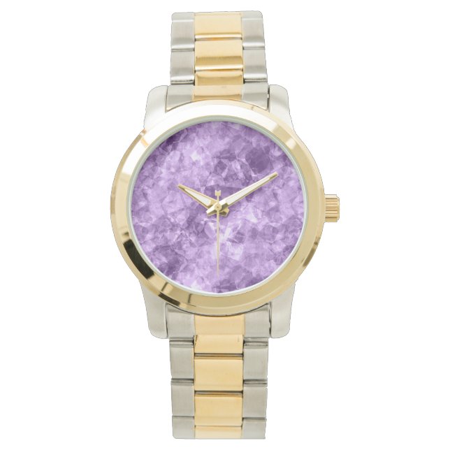 Reloj De Pulsera Textura morada oscura en ruinas (Anverso)
