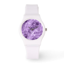 Reloj De Pulsera Textura morada oscura en ruinas