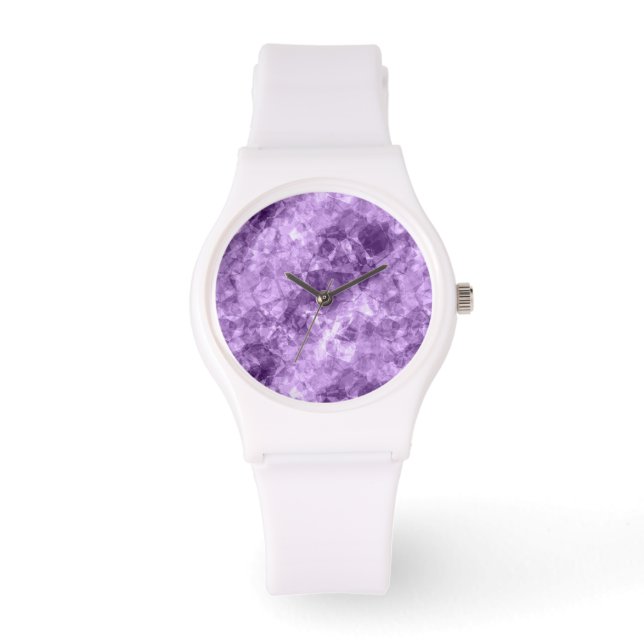 Reloj De Pulsera Textura morada oscura en ruinas (Anverso)