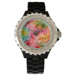 Reloj De Pulsera Textura tropical en bruto