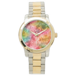 Reloj De Pulsera Textura tropical en bruto