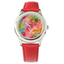 Reloj De Pulsera Textura tropical en bruto