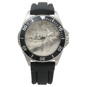 Reloj De Pulsera The Big Wave (de Katsushika Hokusai)