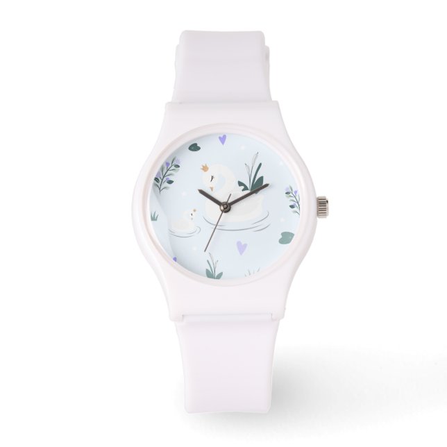 Reloj De Pulsera The Crowned Swan (Anverso)