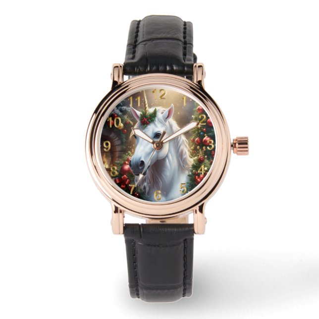 Reloj De Pulsera “The Unicorn of Noel” (Anverso)