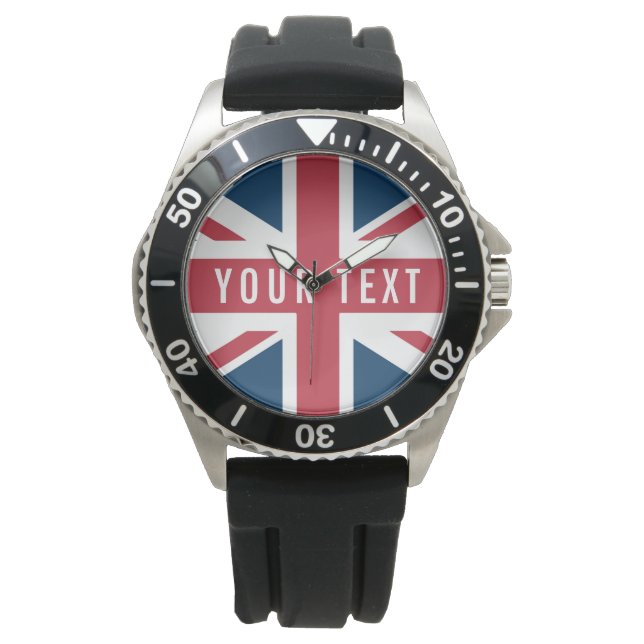 Reloj De Pulsera The Union Jack British Flag (Anverso)