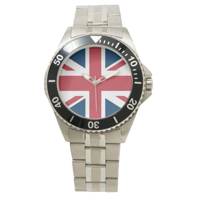 Reloj De Pulsera The Union Jack British Flag (Anverso)
