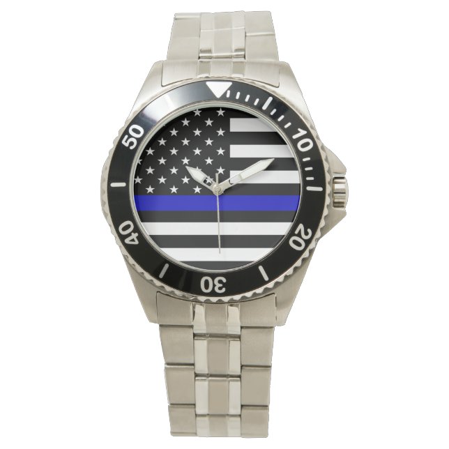 Reloj De Pulsera Thin Blue Line Watch (Anverso)