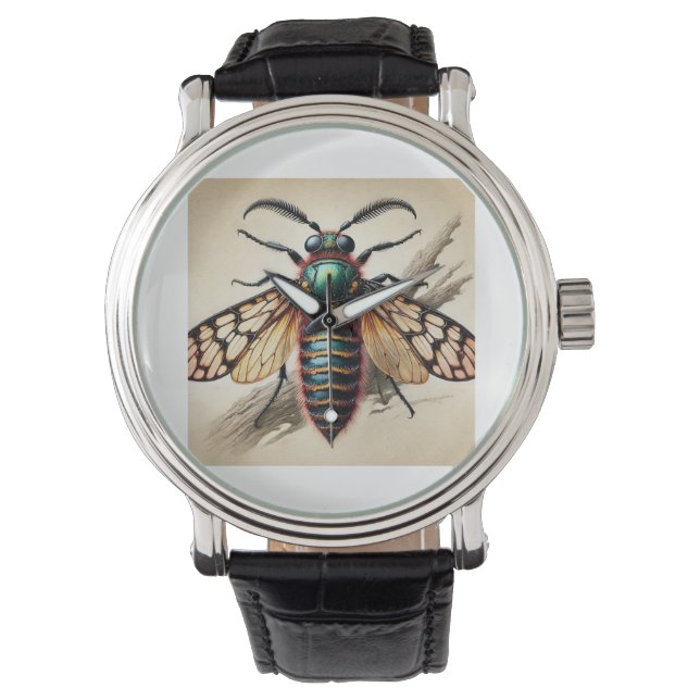 Reloj De Pulsera Thranius dorsal view 030924IREF239 - Watercolor (Anverso)