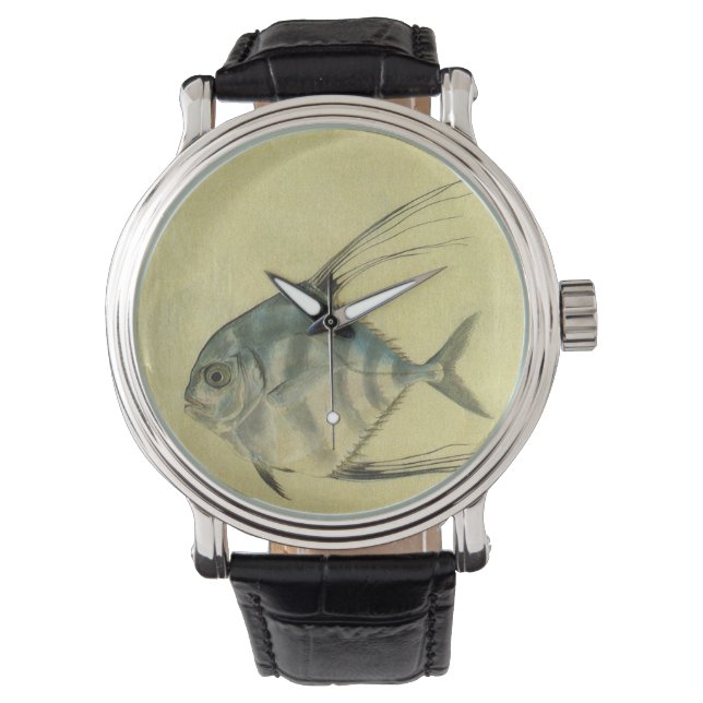 Reloj De Pulsera Threadfin Trevally, pez pano africano (Anverso)