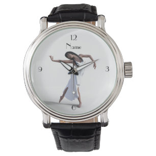 Reloj De Pulsera Thunder_Cove de bailarina de vestir blanco