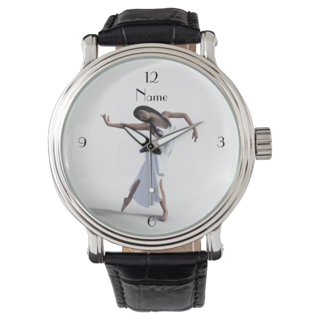 Reloj De Pulsera Thunder_Cove de bailarina de vestir blanco (Anverso)