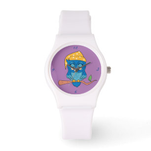 Reloj De Pulsera Thunder_Cove de búho espantoso