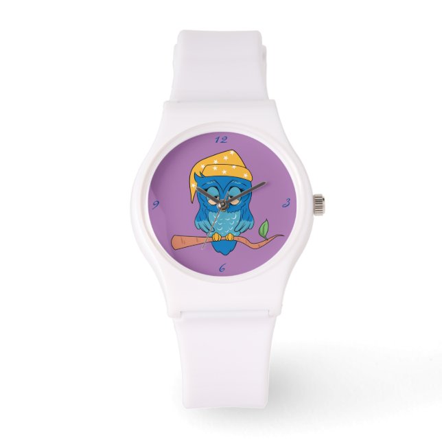 Reloj De Pulsera Thunder_Cove de Lechuza Sleepy (Anverso)