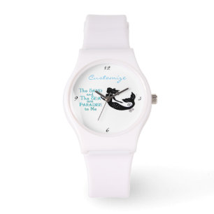 Reloj De Pulsera Thunder_Cove de sirena de arena y playa de mar