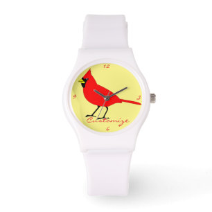 Reloj De Pulsera Thunder_Cove del Cardenal Rojo