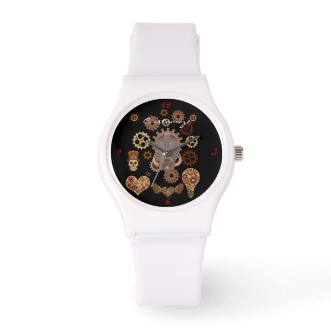 Reloj De Pulsera Thunder_Cove del tema Steampunk (Anverso)