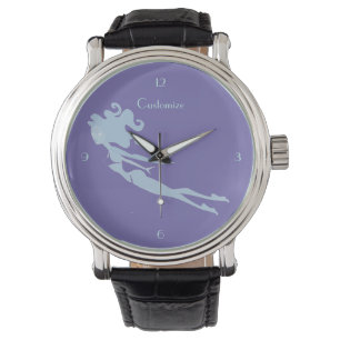 Reloj De Pulsera Thunder_Cove, nadador de sirenas azul 