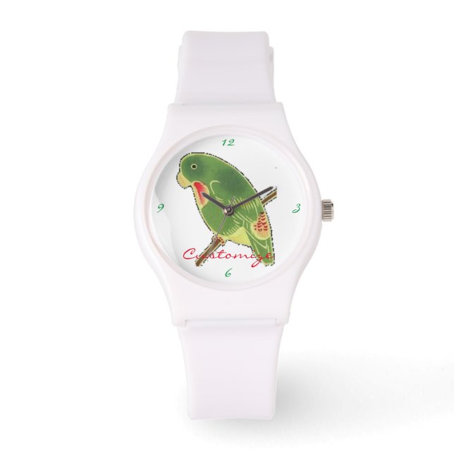 Reloj De Pulsera Thunder_Cove, paraíso verde tropical (Anverso)