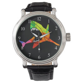 Reloj De Pulsera Tiburón colorido