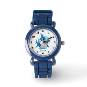 Reloj De Pulsera Tiburón de los chicos de Guay agregar nombre